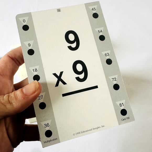 NIB Vintage 1998 Multiplication Flashcards (POWER PEN SOLD SEPARATELY) - Picture 5 of 11